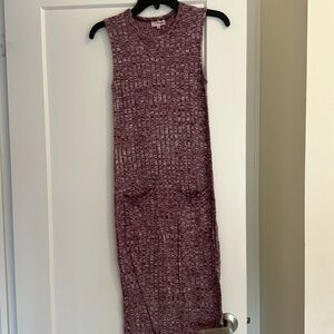 ARITZIA RIBBED LONG DRESS